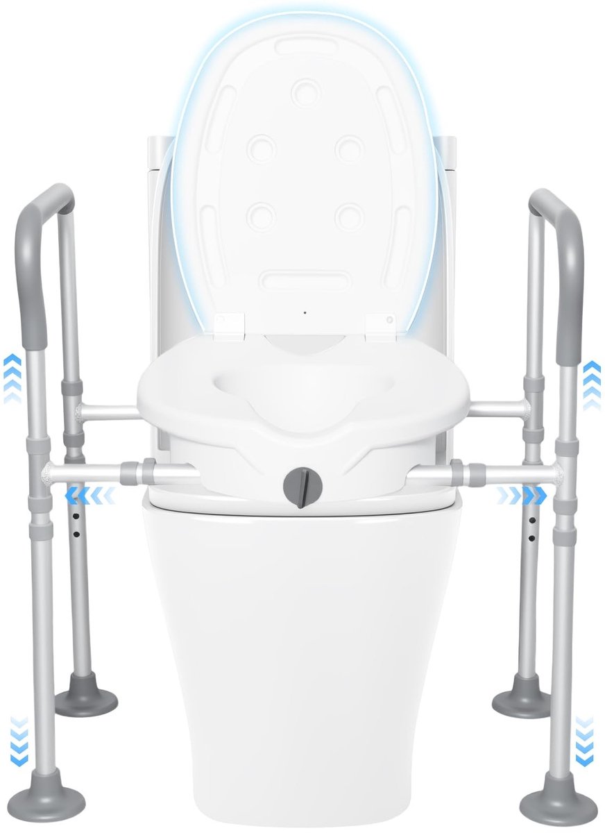 Omgoods - Universele Toiletverhoger met Deksel voor Volwassenen