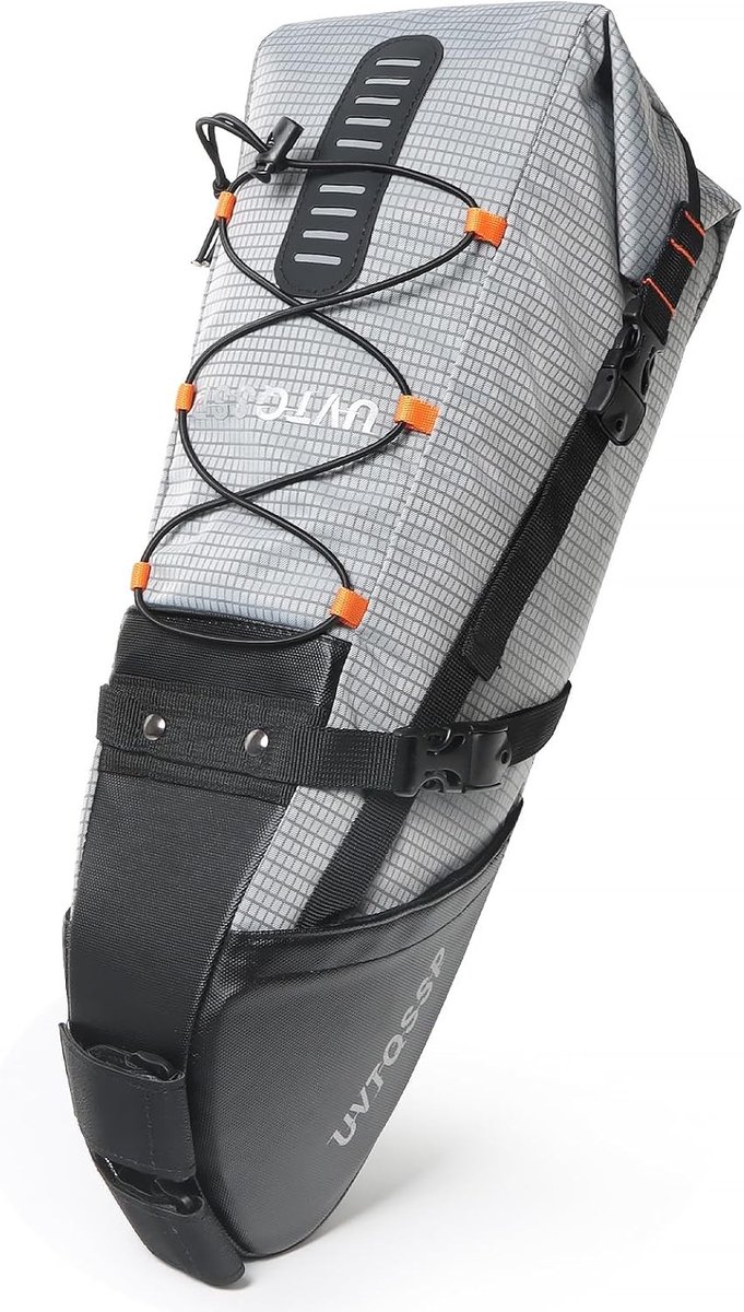Fietszak voor Mountainbikes, 10 Liter, 100% Waterdicht, TPU Stof, Ideaal voor Fietstochten en Outdoor Activiteiten