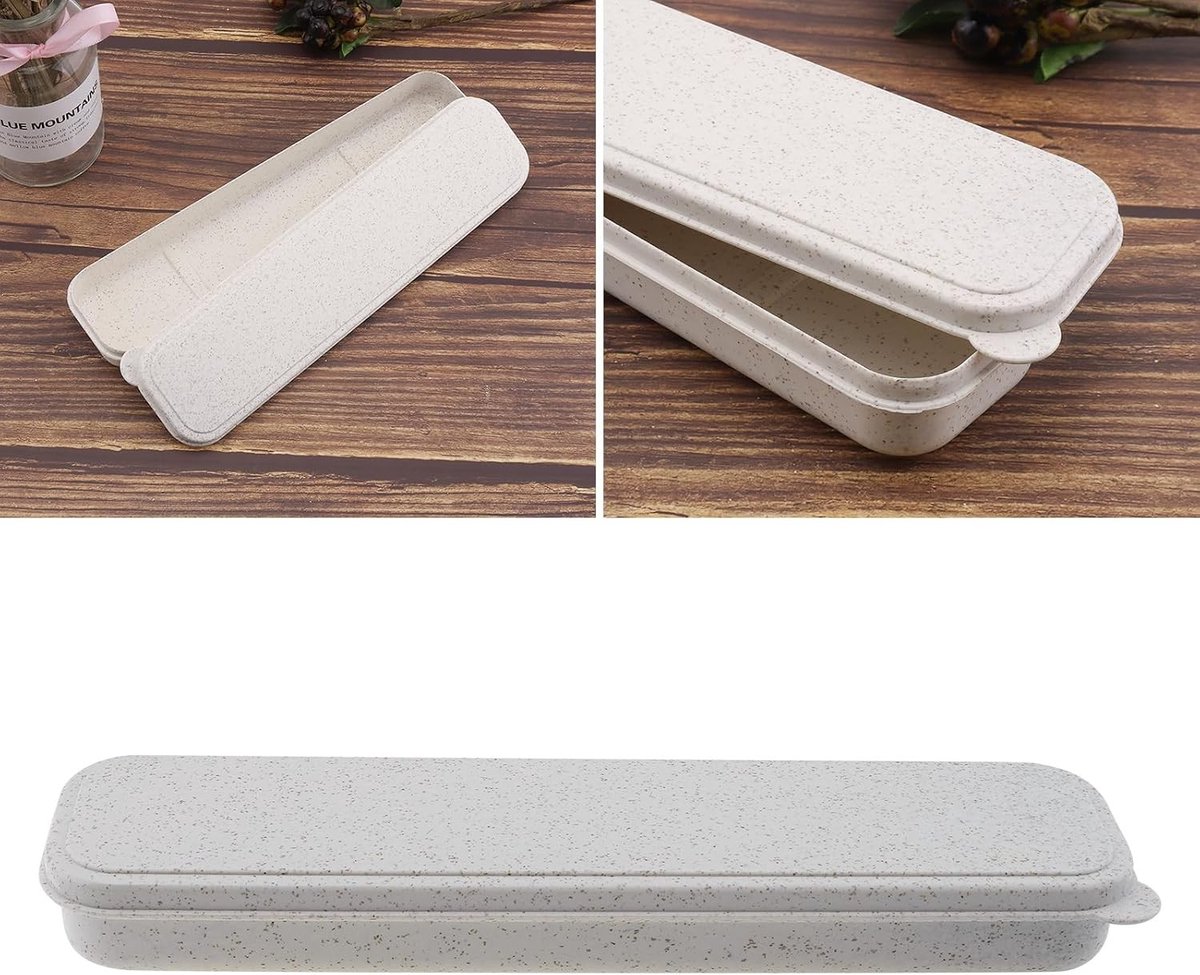 Draagbare Bestekopslag voor Reizen - Tafelgerei Organizer, Lunch Tas voor Bestek, Compact en Handig 25 x 6 x 2.5 cm