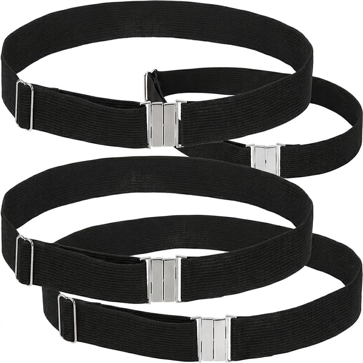 Verstelbare kousenhouders voor dames, 50 cm, elastische beenriem met handgemaakte gesp, modieuze tailleriem voor jurken en rokken, perfect als accessoire voor elke outfit