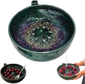 Casalora Berry Swirl Bowl, Self Spinnings Berry Washing Bowl ,BPA-vrij zelfroterende bessen-waskom, voor groenten, bosbessen, aardbeien, tomaten, druiven Met Afvoer en Centrifugefunctie voor Snel Wassen