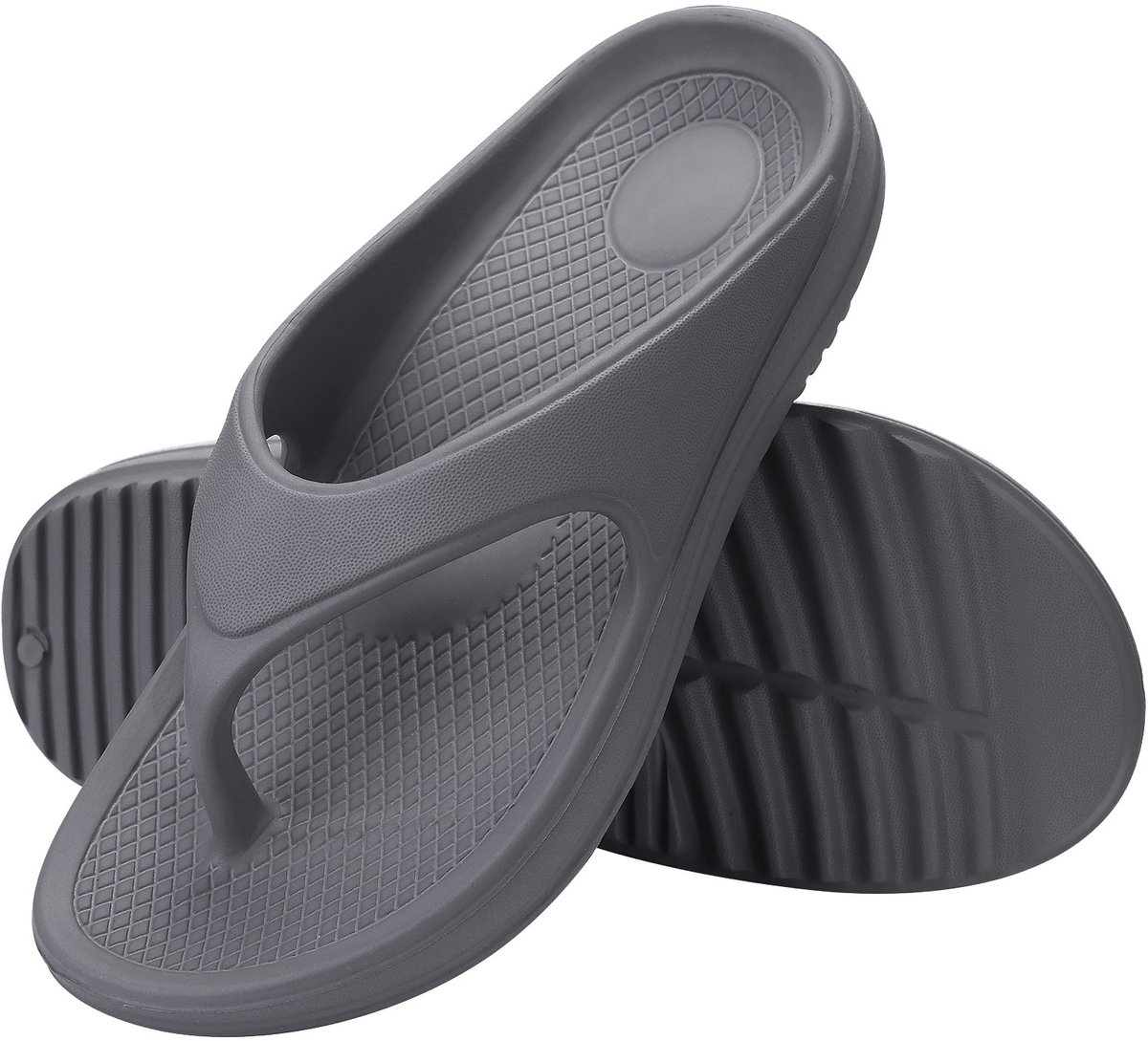 Homaxy - Ergonomic Flip-Flops - Dames Slippers - Anatomic Dames Slippers - Grijs