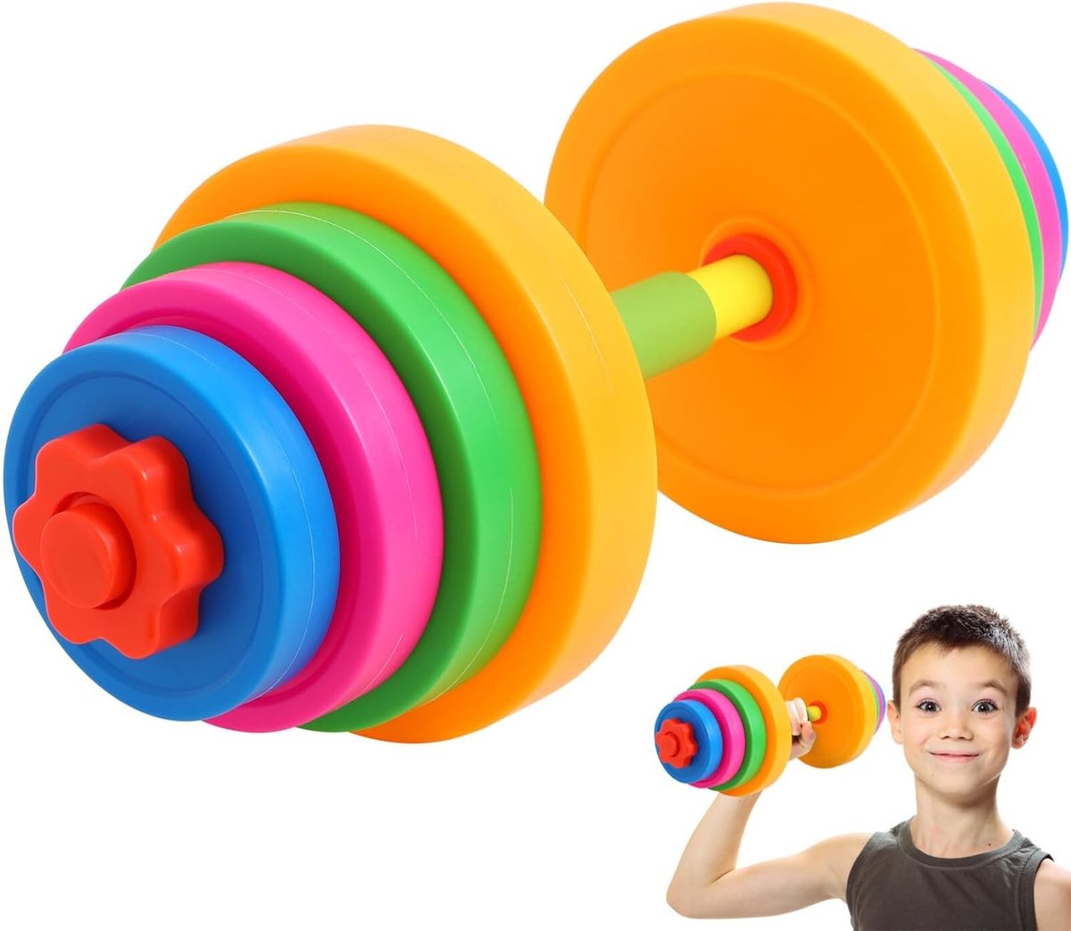 Verstelbare Kinder Dumbbells voor Training en Gewichtheffen - Zware Speelgoed Gewichten voor Gymnastiek en Fitness