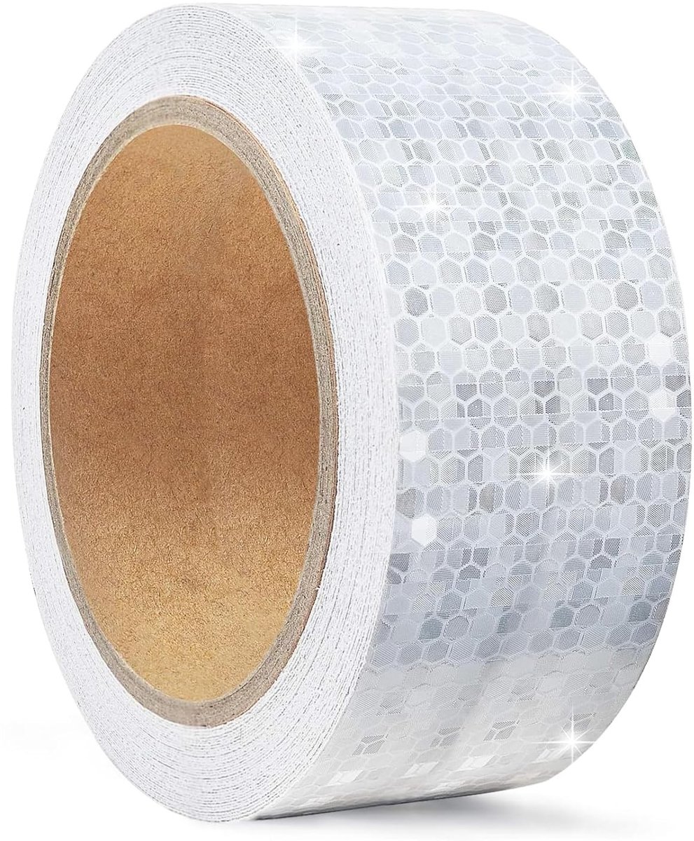 Reflecterende Strips 5 cm x 10 m - Zelfklevend, Waterdicht, Fluorescent voor Motorhelmen en Straatveiligheid