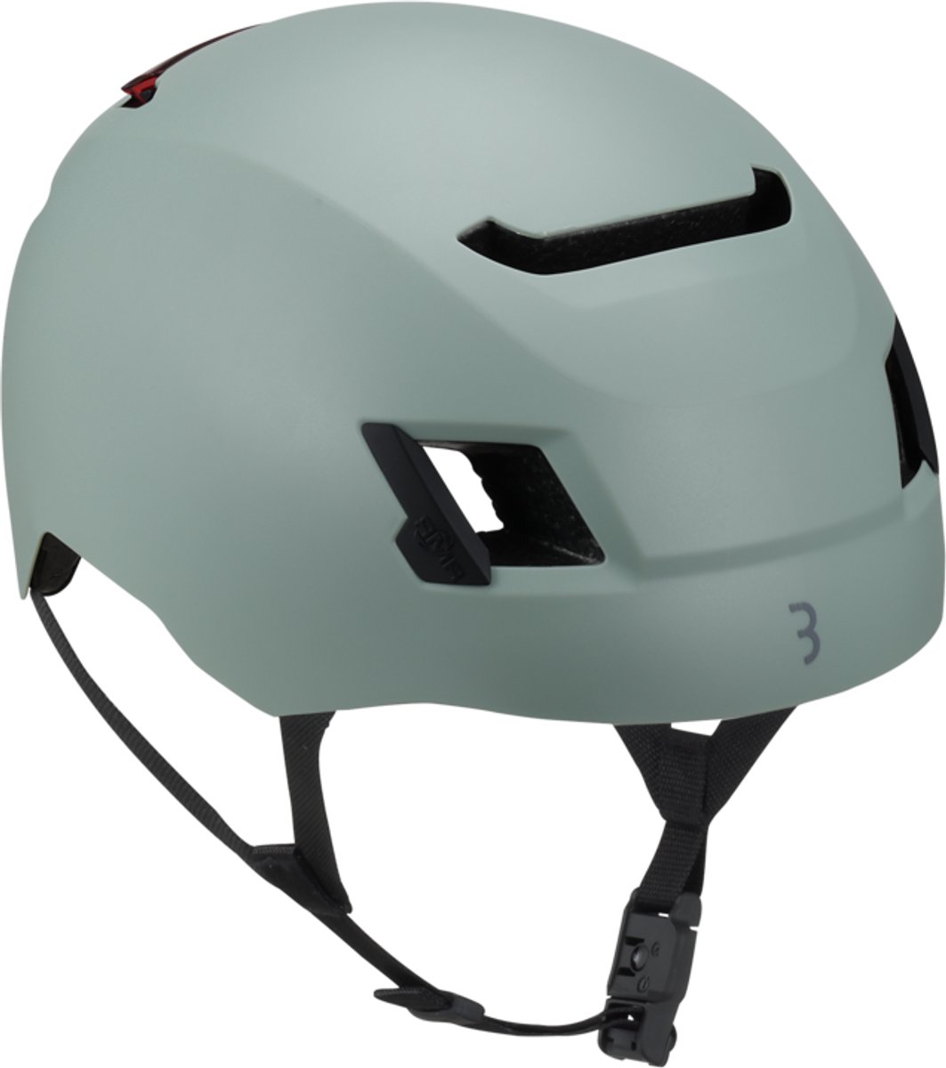 BBB Cycling BackStreet E-bike Fietshelm met Verlichting - Geavanceerde ERT Bescherming - Magnetische Fidlock Sluiting - Groen - M - BHE-185
