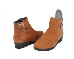 Mobils Korte laarzen plat - Mephisto mobils nelcia hazelnut nicosia