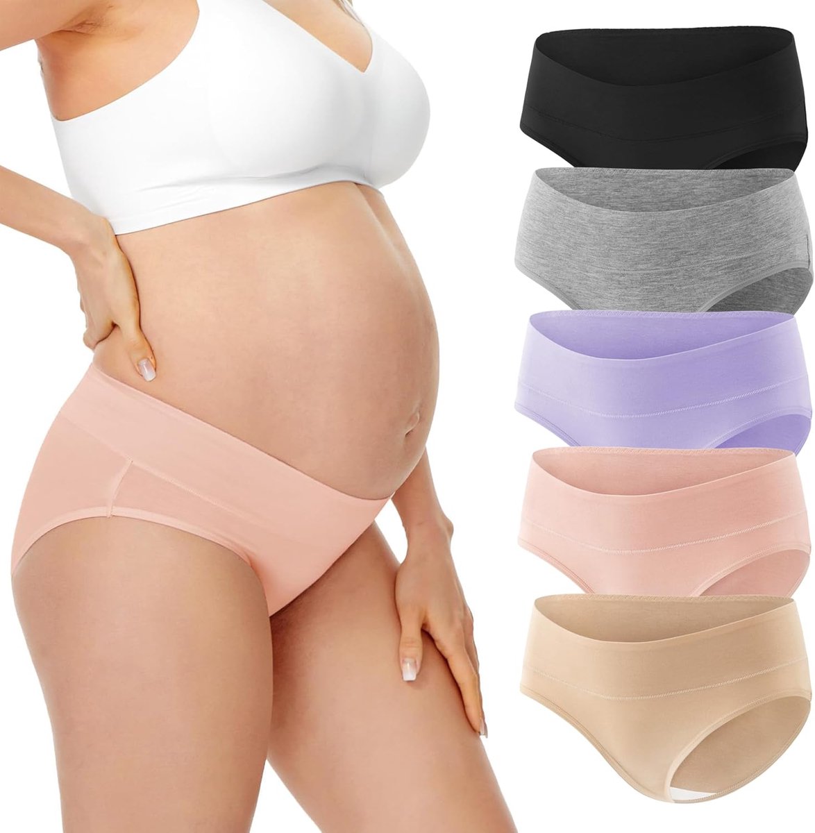 Zwangerschapsslipjes zwangerschapsondergoed voor vrouwen, slipjes, wieg, 6 stuks