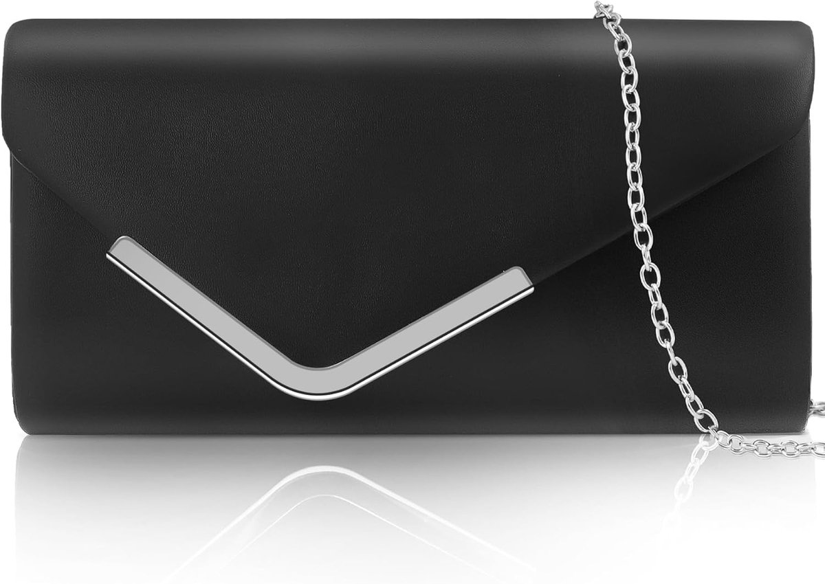 Larcenciel clutch zwart