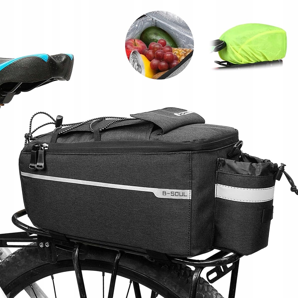 Waterdichte Fietstas Bagagedrager 10L - Ruim & Veelzijdig