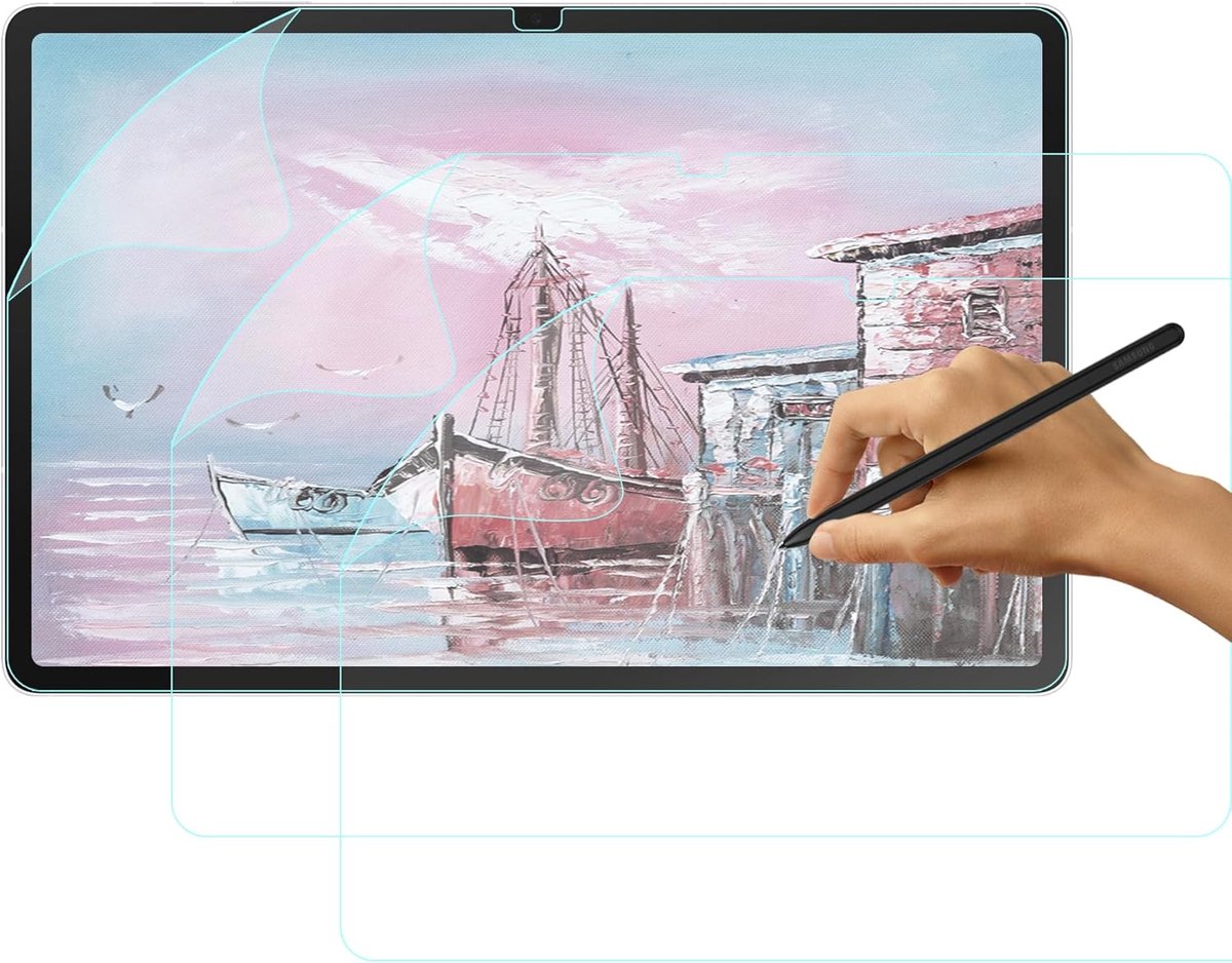 [3 stuks] Like matte papieren folie voor Samsung Galaxy Tab S10 FE+/S10 FE Plus 2025 13,1 inch, PET-papier, gevoel, displaybeschermfolie voor tekenen, schrijven en schetsen