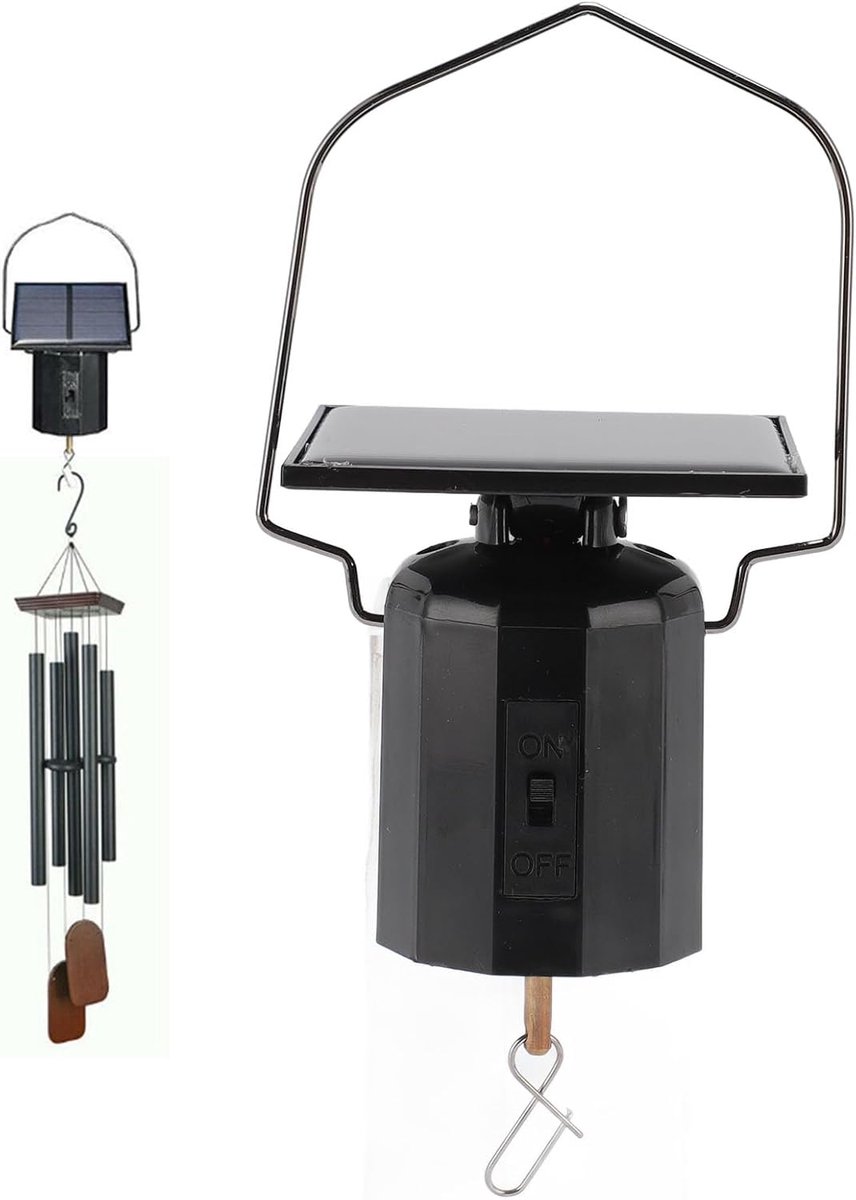 Motor voor zonnewindmolen, motor voor hangende weergave, waterdicht, IP2, zonder opladen, windgong voor tuindecoratie
