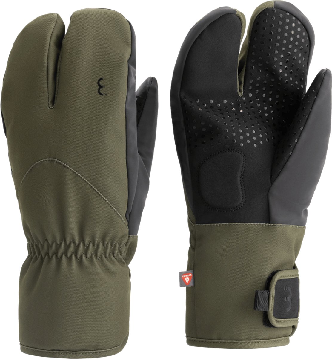 BBB Cycling SubZero 2 x 2 Fietshandschoenen Winter - Thermo - Waterdicht & Winddicht - Touchscreen - Groen - XL - BWG-50