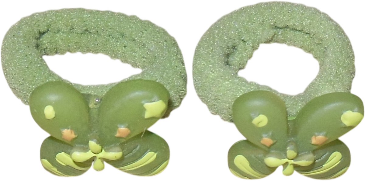 Kinder elastiek met figuurtje groen