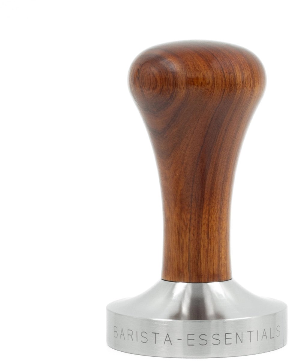 Tamper – 53.3mm – Sage Barista Express - Hout - RVS - Solis Espressomachine – Espressomachine – Koffie Tamper – Espresso Tamper - Koffie Stamper - Barista Essentials