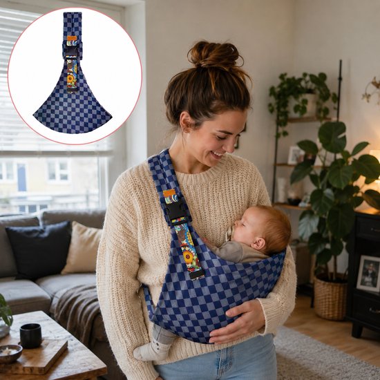 Baby Sling Carrier - Baby Sling - Mijn Hummeltje Draagdoek - Draagdoek Baby - Draagzak Baby - Sling Carrier - Baby Carrier - baby carrier for 0-6 months — afbeelding 3