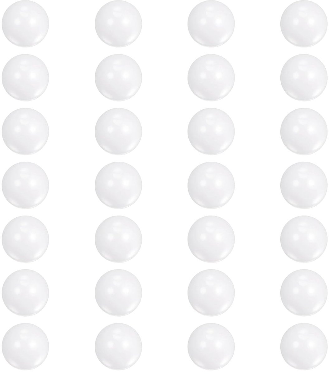 Precisiekogels G10 wit | 2,5 mm diameter zirkoniumoxide ZrO2