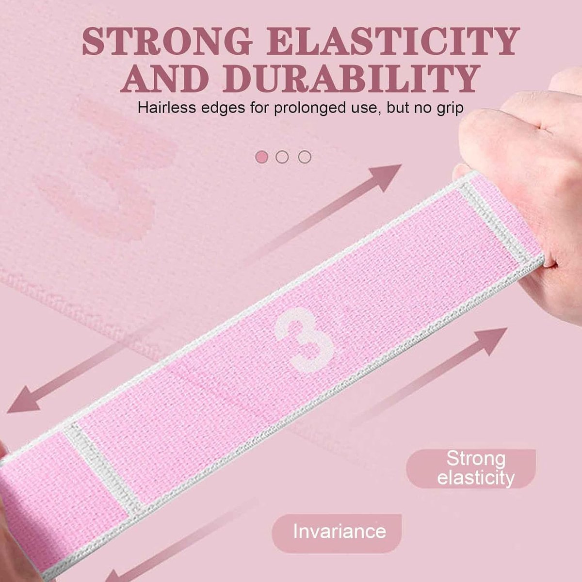 Elastische sportband, Yoga Stretch Assist Band 10 niveaus digitale ring, fysiotherapie, pilates, dans, gymnastiek, fitness, weerstandsband, verbeterde flexibiliteitsuitrusting