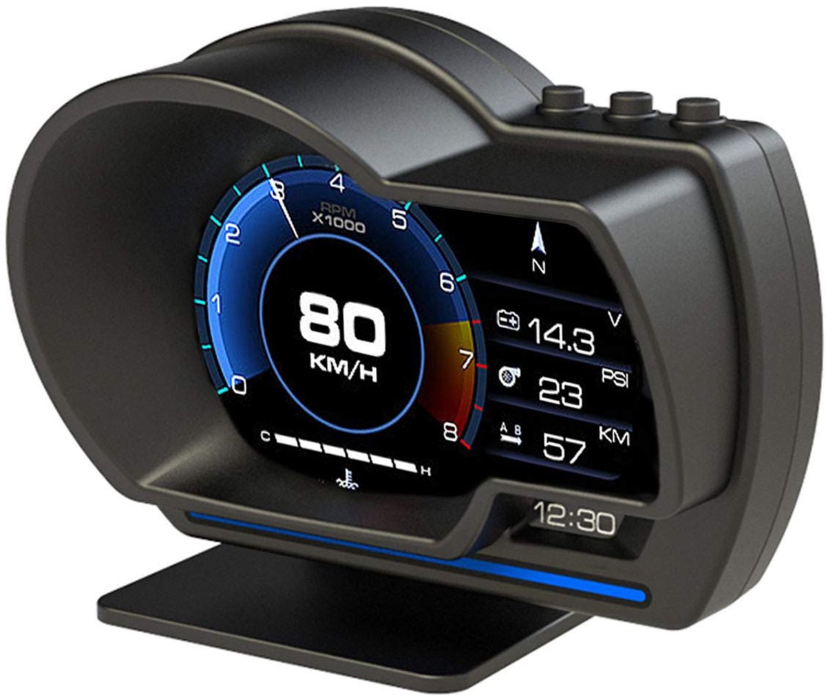 Dual smart meetinstrument, LCD-meetinstrument, uitstekende foutcode, lees de gegevensstroom die geschikt is voor alle auto's