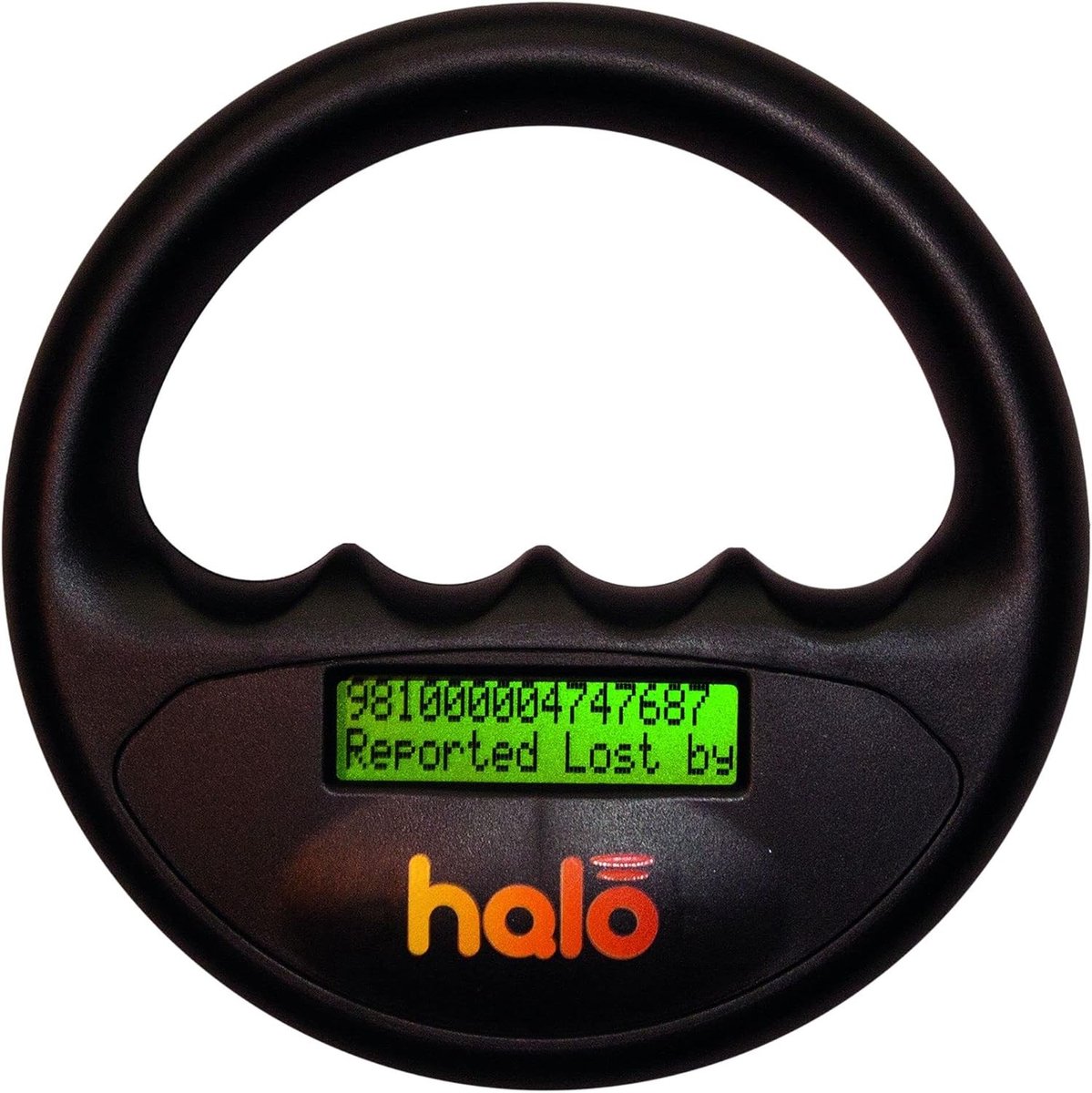Microchipscanner voor Huisdieren - Zwart - 135 mm diameter x 33 mm - Oplaadbare Scanner voor Honden en Katten