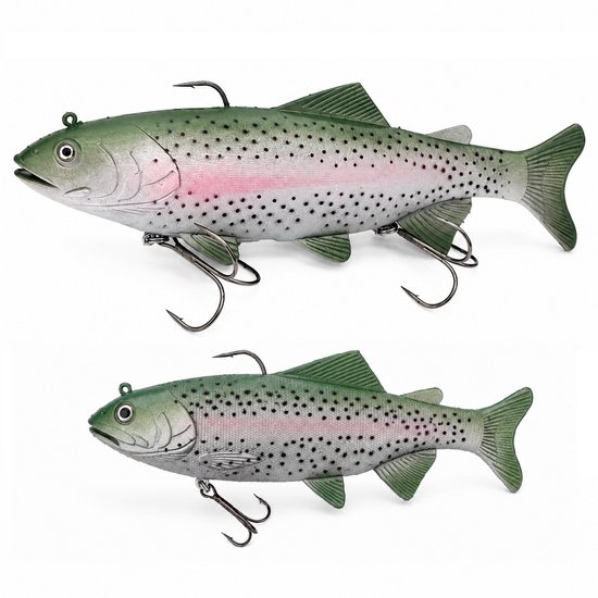 S&D - Forel XL Softbait 20 cm - 100 g Swimbait - Kunstaas voor Grote Roofvis van S&D — afbeelding 4
