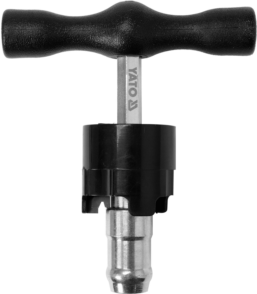 YATO PEX Kalibrator en Ontbramer - Ø25-26 mm - Voor PEX-AL-PEX & PERT Kunststof Leidingen - Inwendig en Uitwendig Ontbramen - Voorkomt Lekkages bij Perskoppelingen