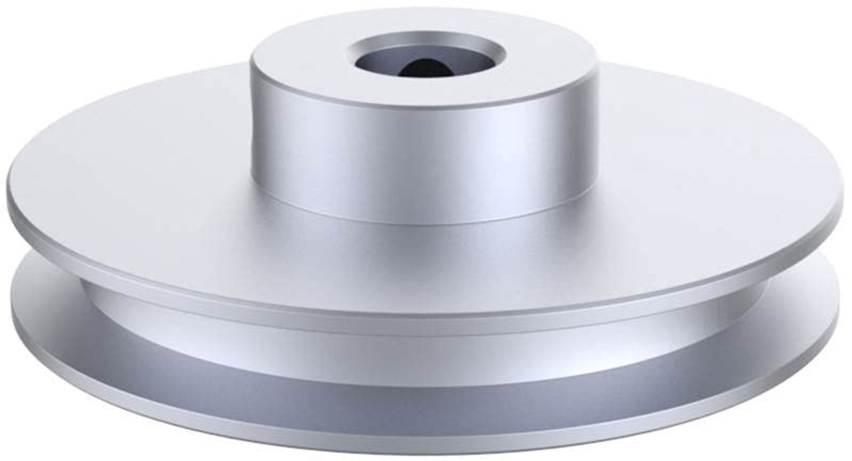 Buitendiameter 60mm Enige Groefkatrol 11mm Vaste droeg Katrol voor Boormachine 6MM PU Ronde Riem