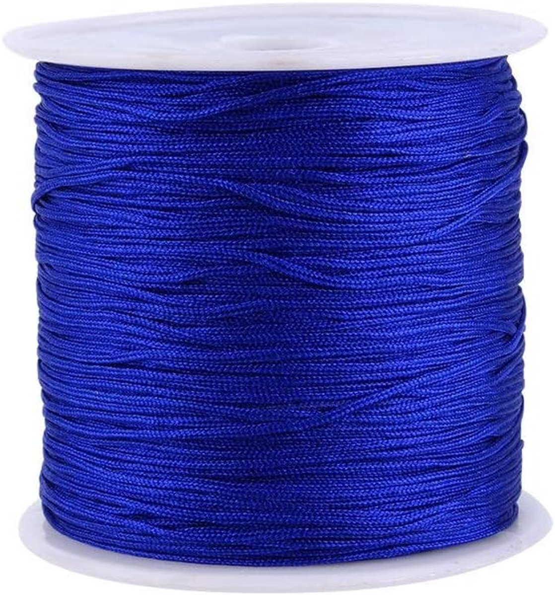 Draad, 100M X 0,8 Mm Nylon Blauwe Draadsnaar voor Het Maken van Armband, Ketting, Chinese Knoop, Doe-het-zelf Ambachten