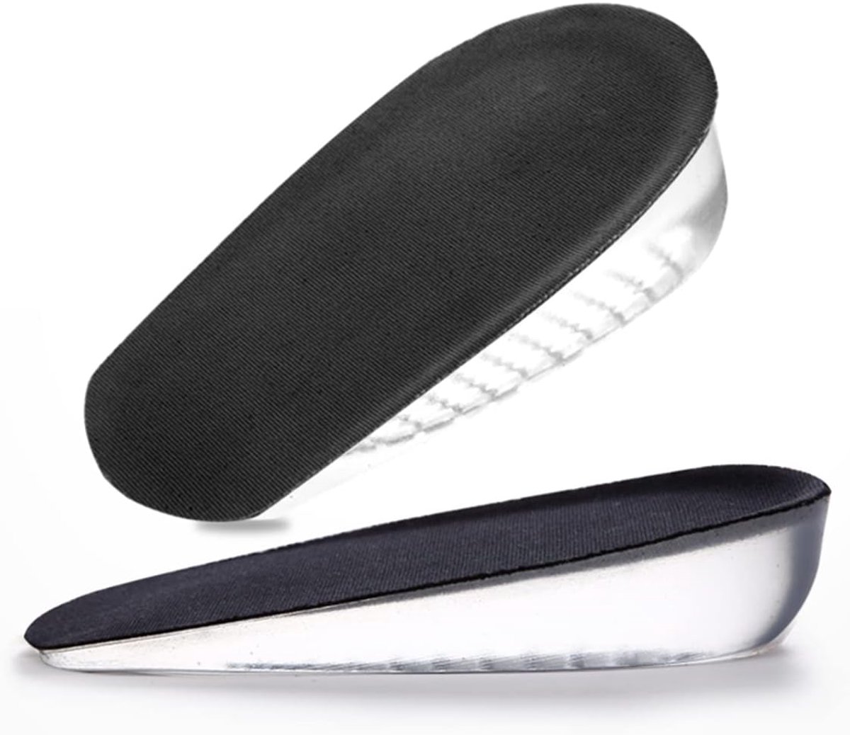 Hoogte Toename Inlegzolen, 1 Paar Gel Verhogen Binnenzool Inlegzolen Hiel, Onzichtbare Hak Heffen, Mannen Schokabsorberende Schoen Inserts -2CM