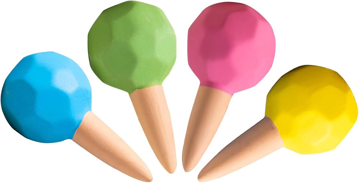 Zelfbewaterende spikes, terracotta bewateringsspikes, automatische plantenbewateringssystemen voor op vakantie, wijnflesbewateringsapparaten, ideaal voor binnen- en buitenplanten, D