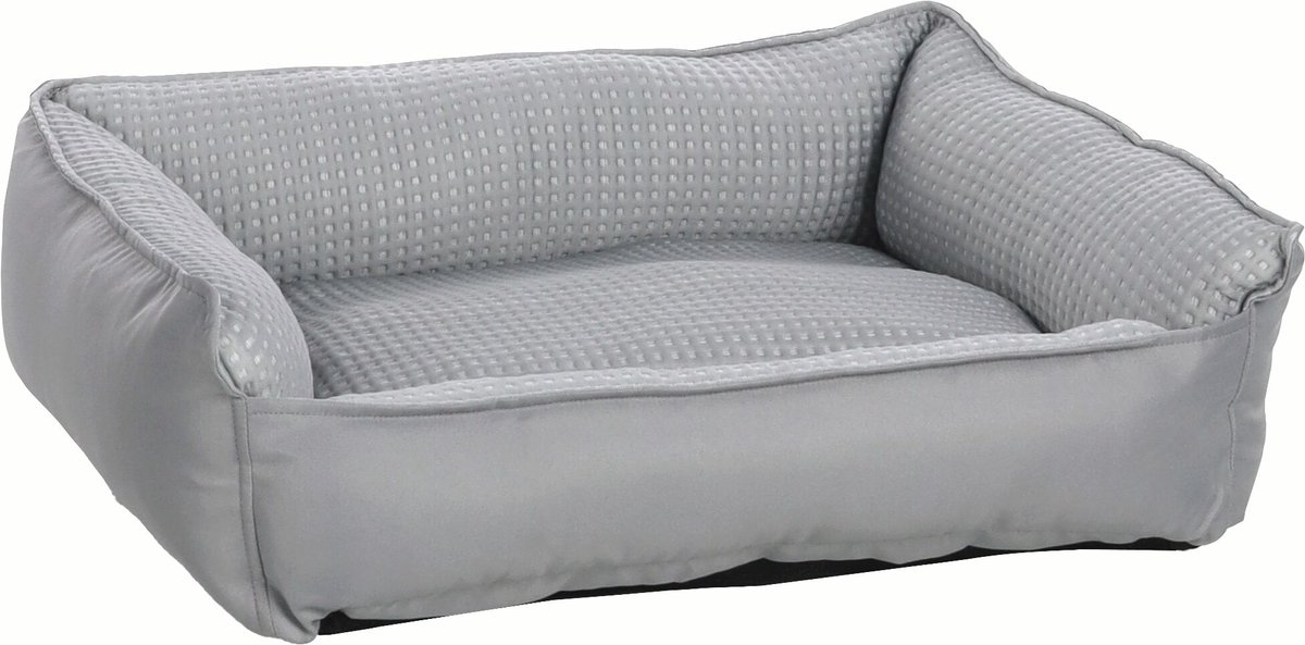 Flamingo - Hondenmand Varga – Verkoelende hondenmand met ademend ligvlak – Grijs – 80 x 67 x 22cm