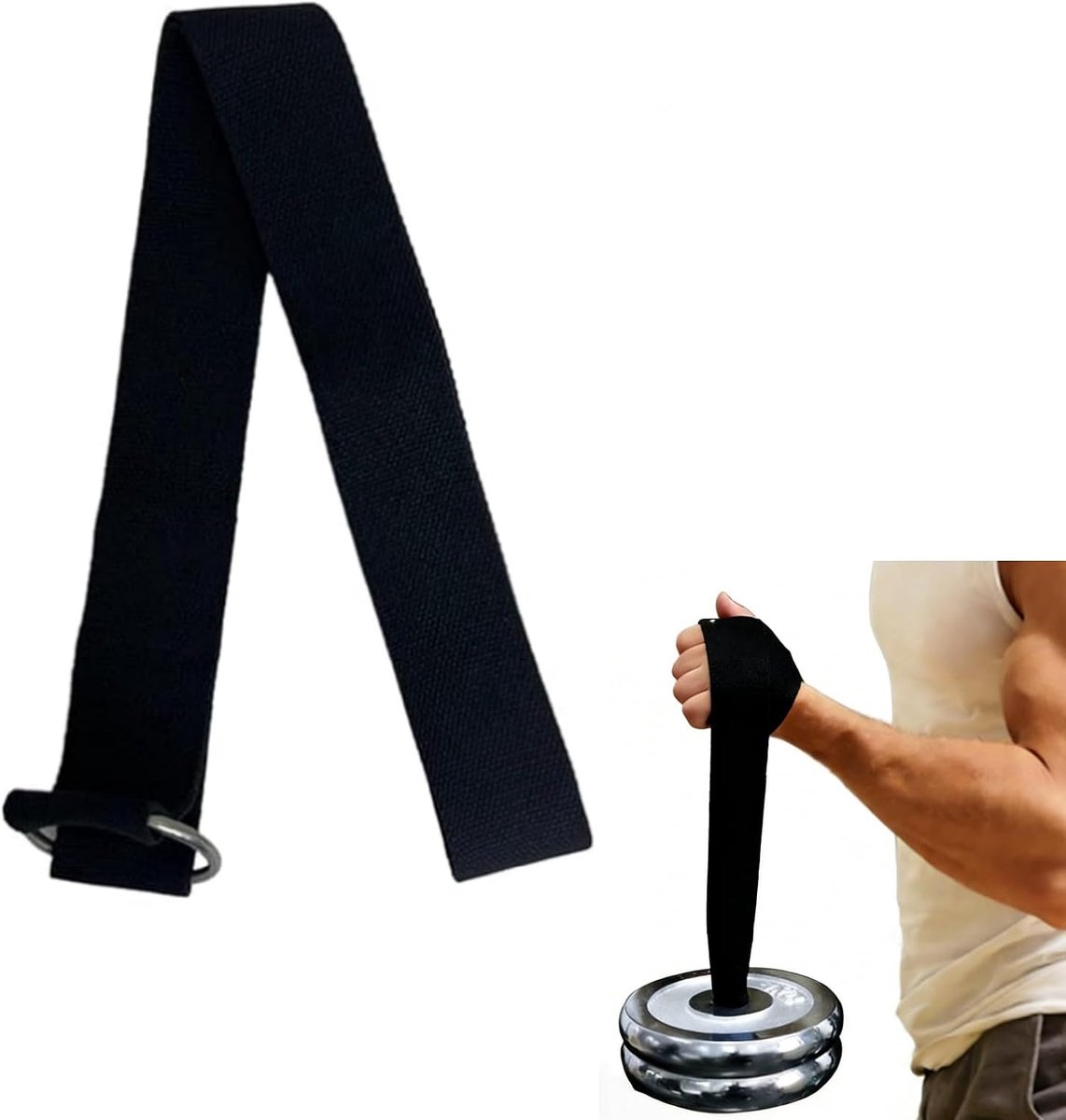 Trainingsriem voor ijzeren armen – versterking van de pols, onderarmen en biceps – veelzijdige fitnessuitrusting thuis