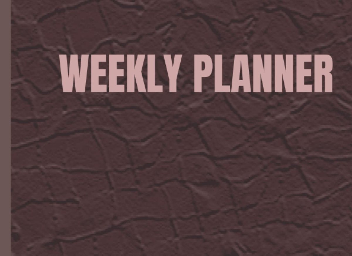Planner pad: Weekly planner white board colour weekly calendar for the 2022-2023 planning note pad with weekly to do list size 9" x 6"