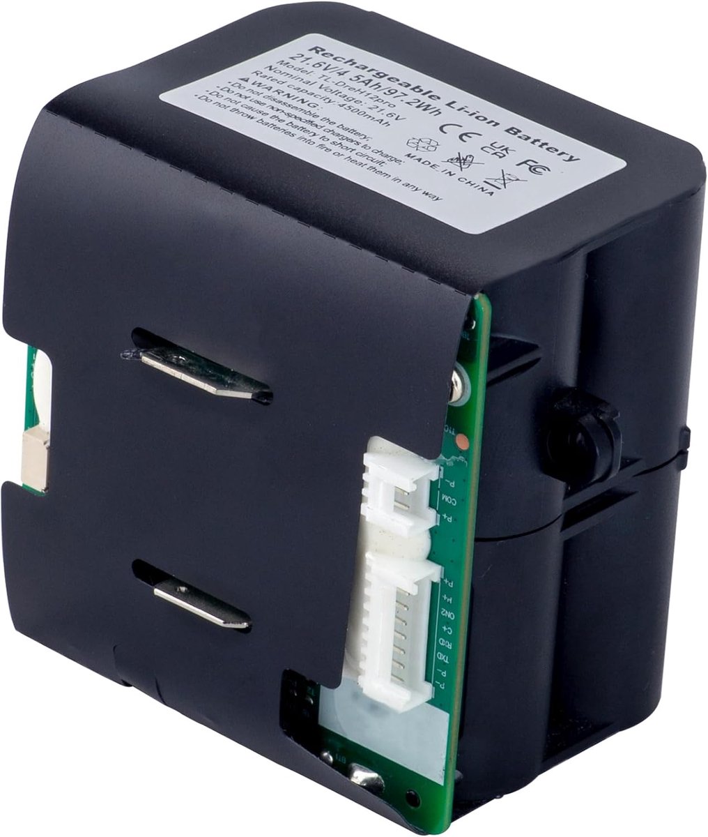 Vervanging voor Xiaomi Dreame H12pro draadloze schrobber reserveaccu 21,6V 4500mAh Li-Ion