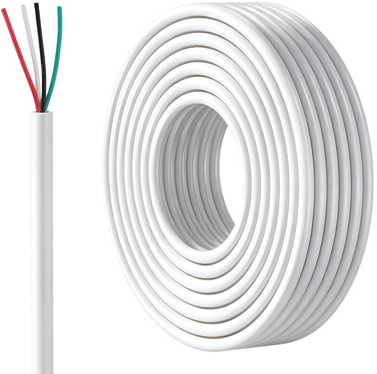 SolidKeus - Flexibele Elektrische Kabel van 10 m, 28 AWG