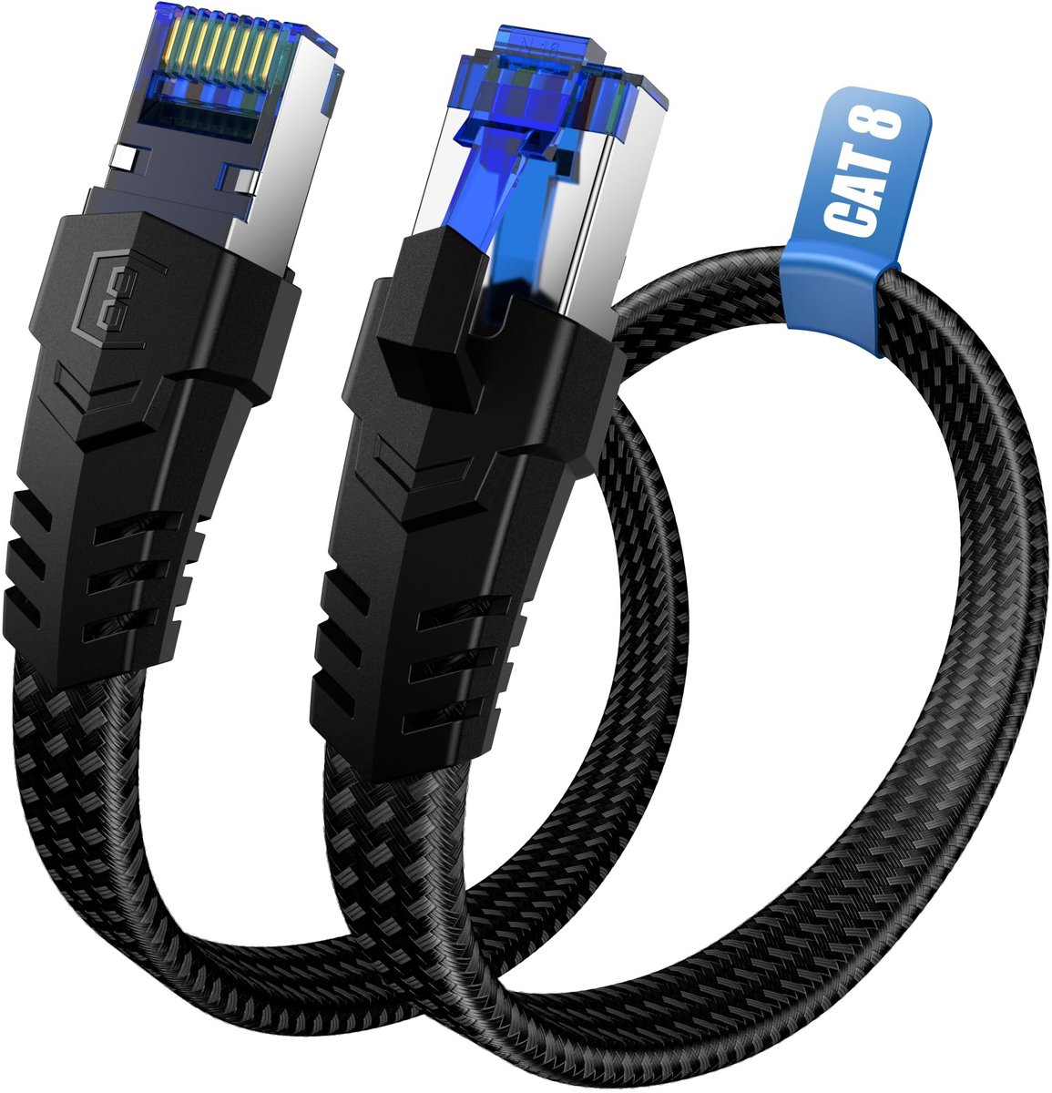 SolidKeus - Cat 8 Ethernet Kabel 15m voor Hoge Snelheid Netwerkverbinding