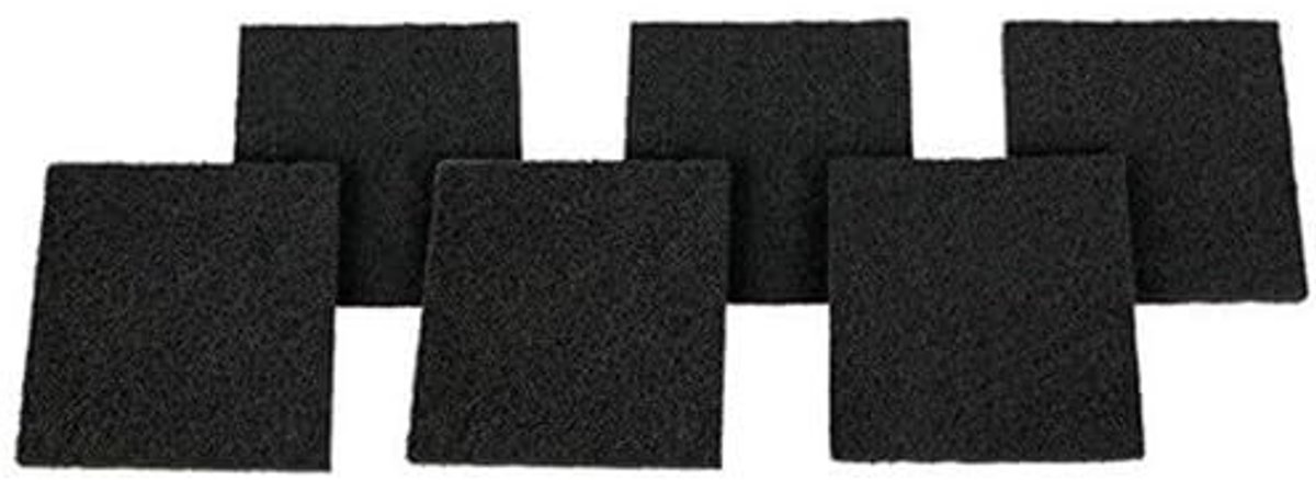SolidKeus - Actieve Koolstoffilters voor Compostcontainer, 6 Stuks