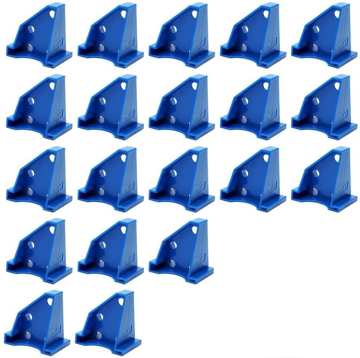 SolidKeus - Set van 20 Vloerspacers met Triangelontwerp