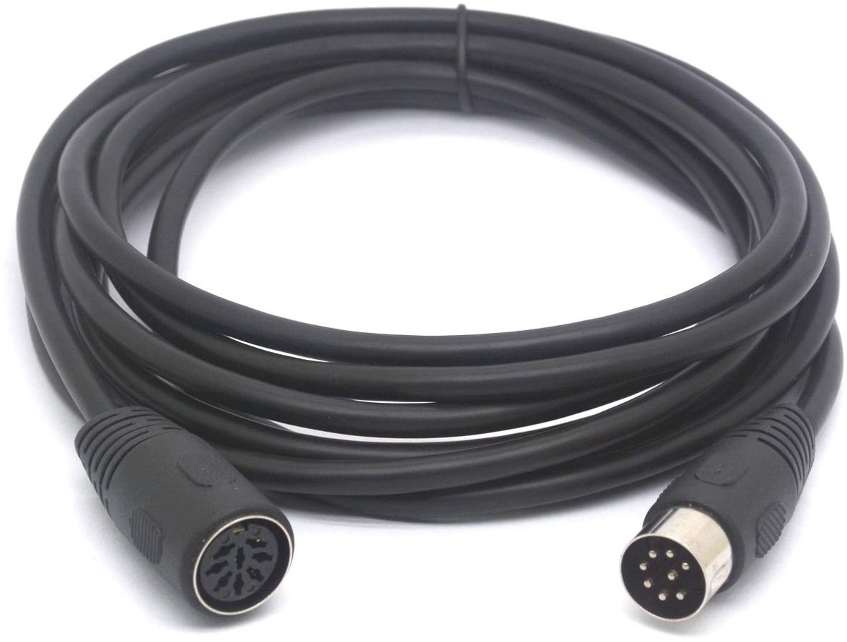 SolidKeus - 8-Pin DIN Speaker Kabel Verlenging voor Audioapparatuur