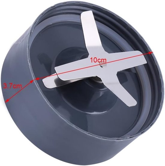 Vervangende Extractor Molen voor Blender - RVS Kruisblad voor 600/900W Sapcentrifuge en Mixers — afbeelding 3