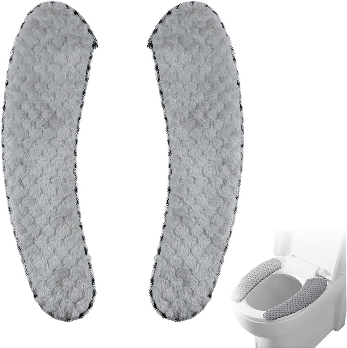 SolidKeus - Wasbare Pluche Toiletbrilhoes voor de Winter
