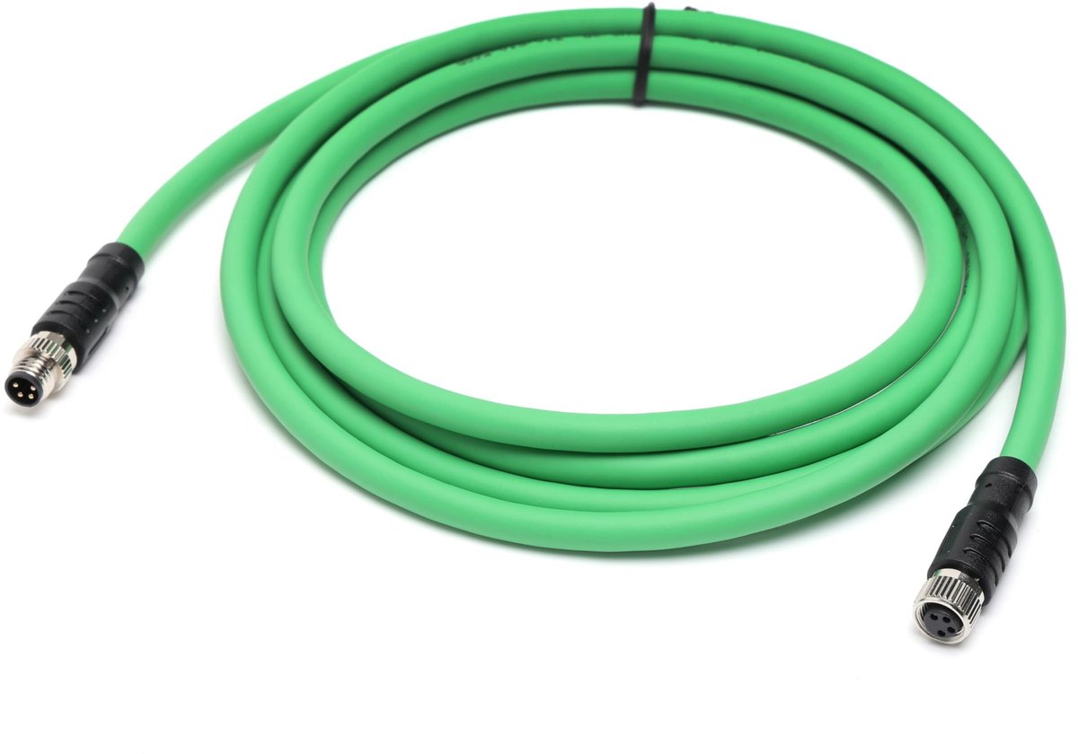 SolidKeus - M8 A-Coded 4-Pin Kabel voor Industrial Automation 2M