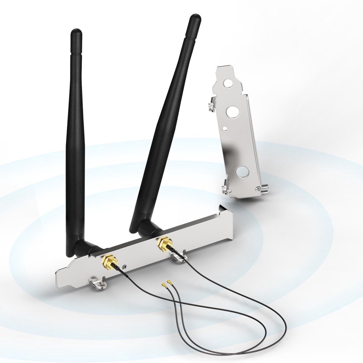 SolidKeus - Dual Band WiFi Antenne met Extensie Kabel voor Netwerk Kaarten
