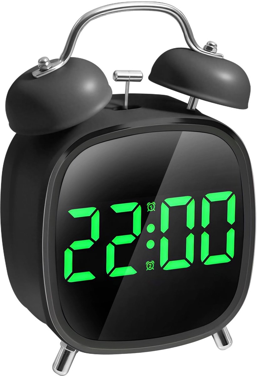 SolidKeus - Digitale Alarmklok met Snooze en Temperatuurweergave