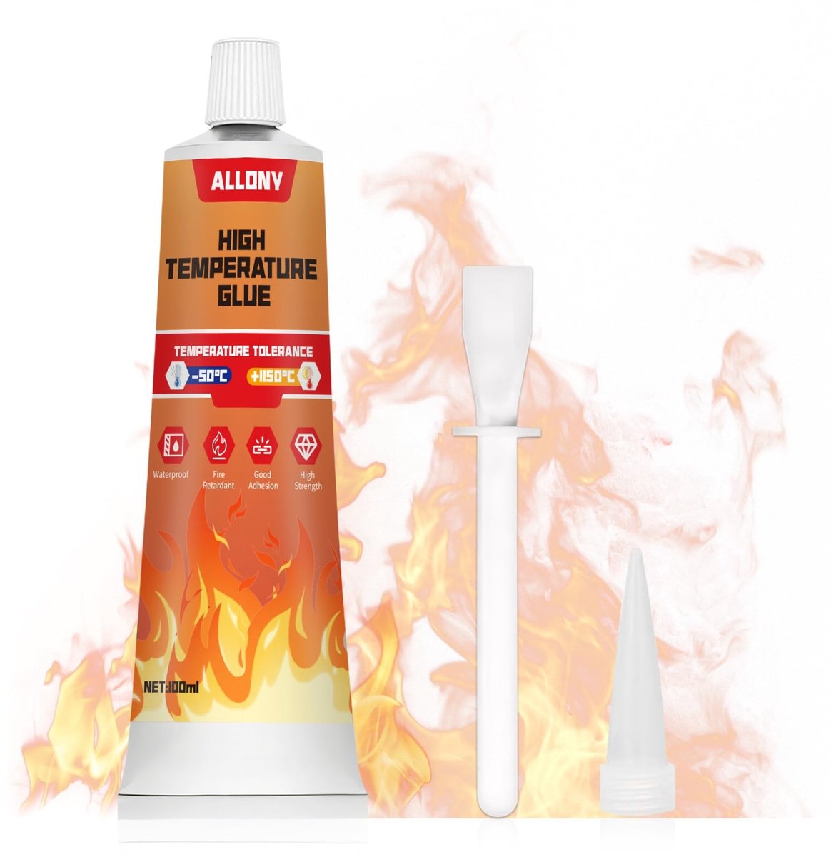 SolidKeus - Hoge Temperatuur Lijm in 100ml Tube