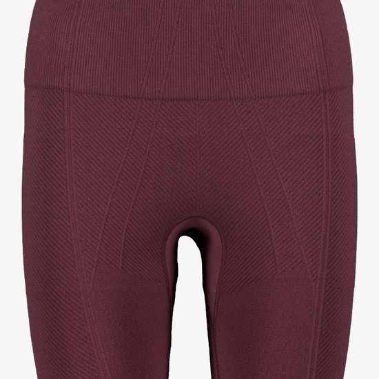 Osaga seamless dames yoga legging bordeauxrood - Maat S van Osaga — afbeelding 2