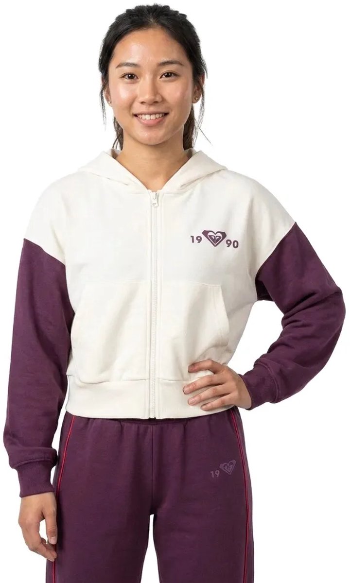Roxy Ess Energy Elevated Sweatshirt Met Rits Wit S Vrouw