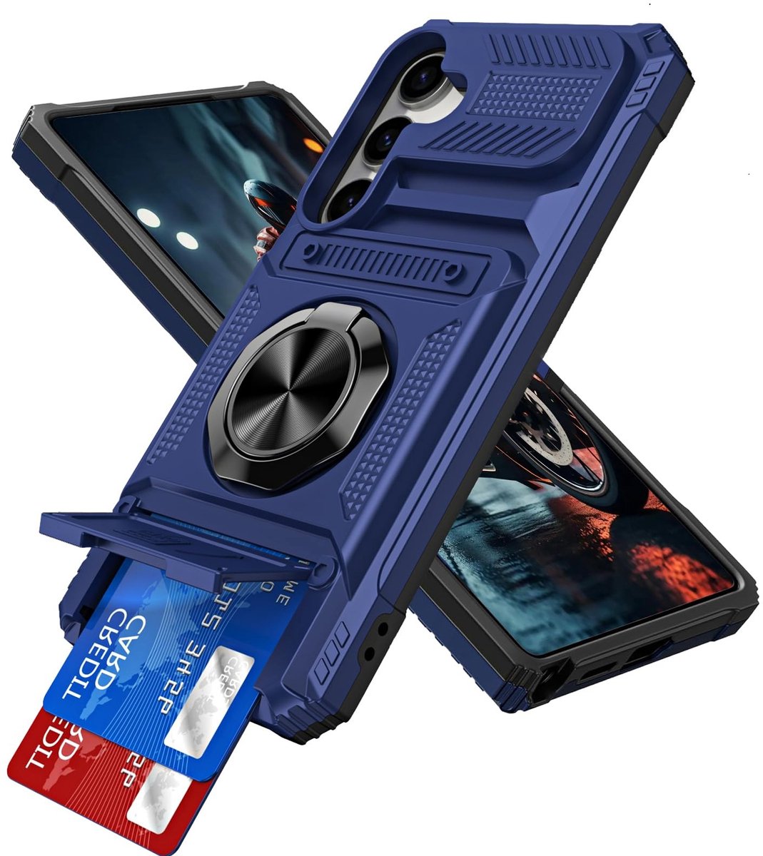 SolidKeus - Ballistic Case voor Samsung Galaxy S25 met Anti-Kras TPU Bumper