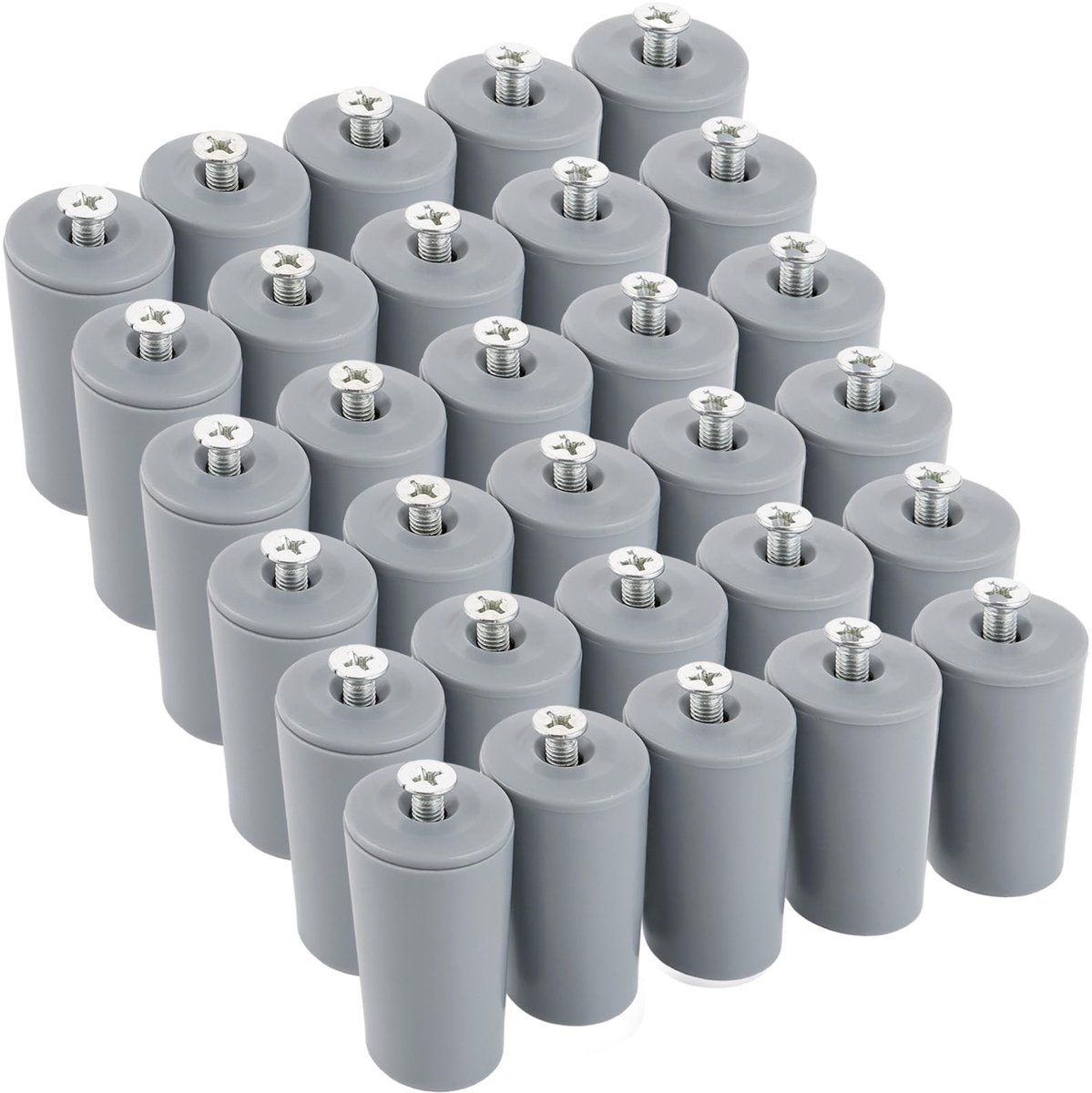 SolidKeus - Set van 30 Roller Shutter Stoppers 40 mm Grijs