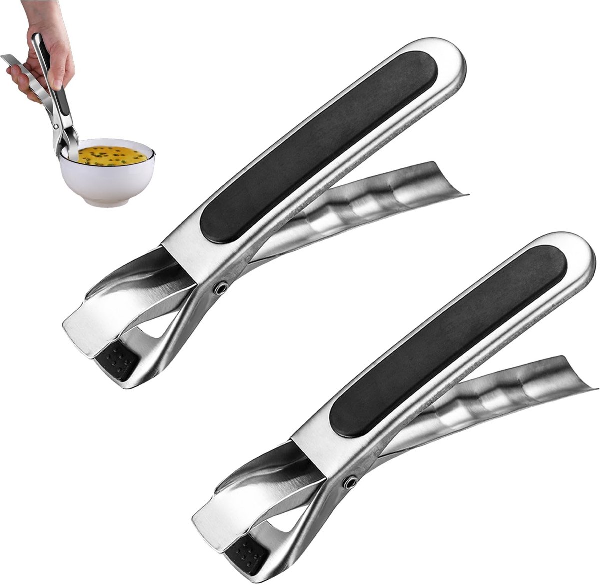 SolidKeus - Set van 2 Silicone Tangen voor Air Fryer