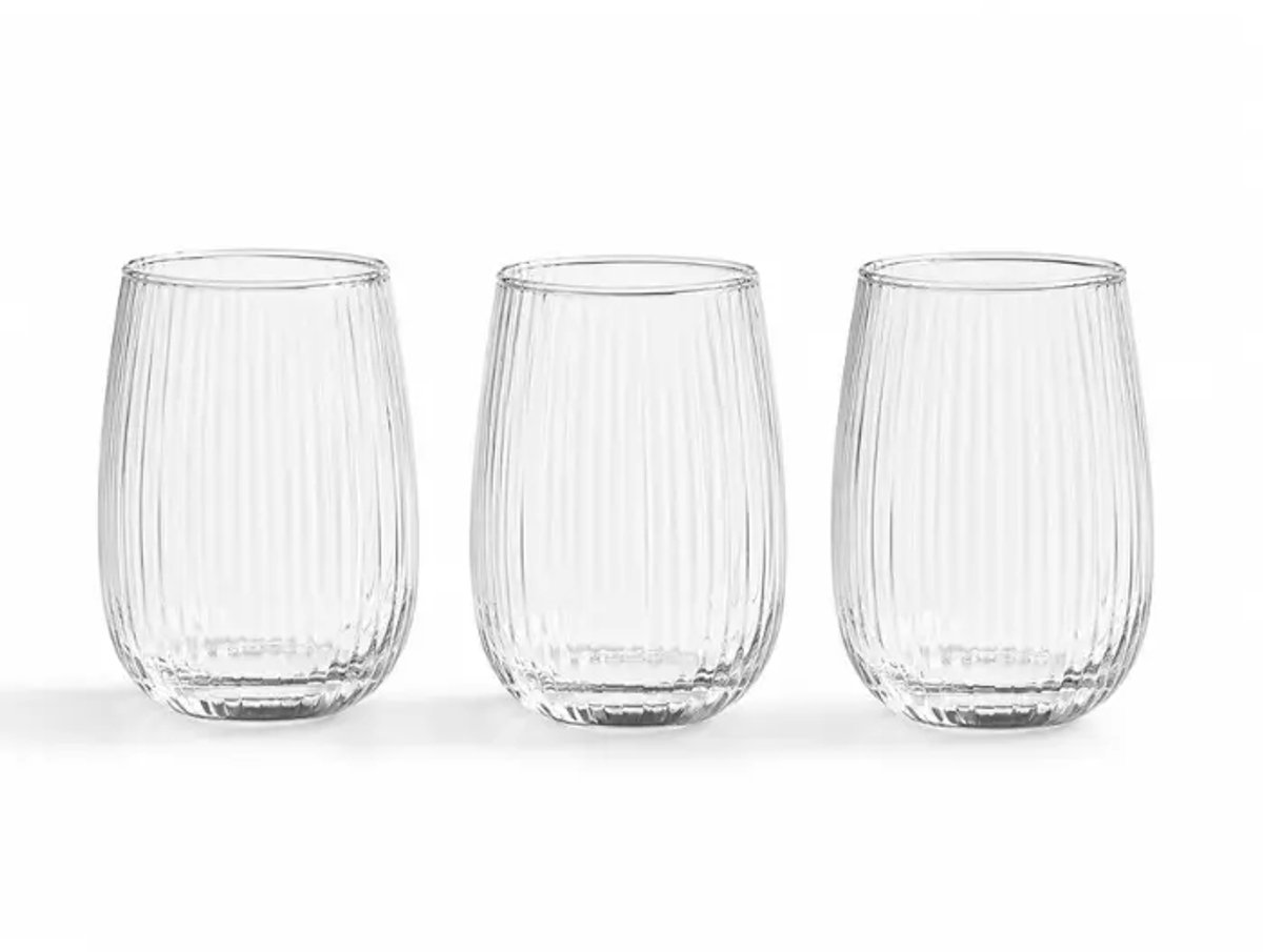 Lines glazen 6-delig 305 ml vaatwasserbestendig geschikt voor diverse dranken